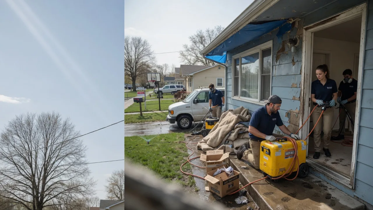 Basement Flood Cleanup in Flanagan, IL near me